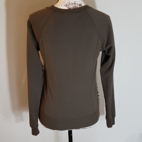 Forever 21 Festive Bronze Sequin Sweatshirt - Picture 6 of 12